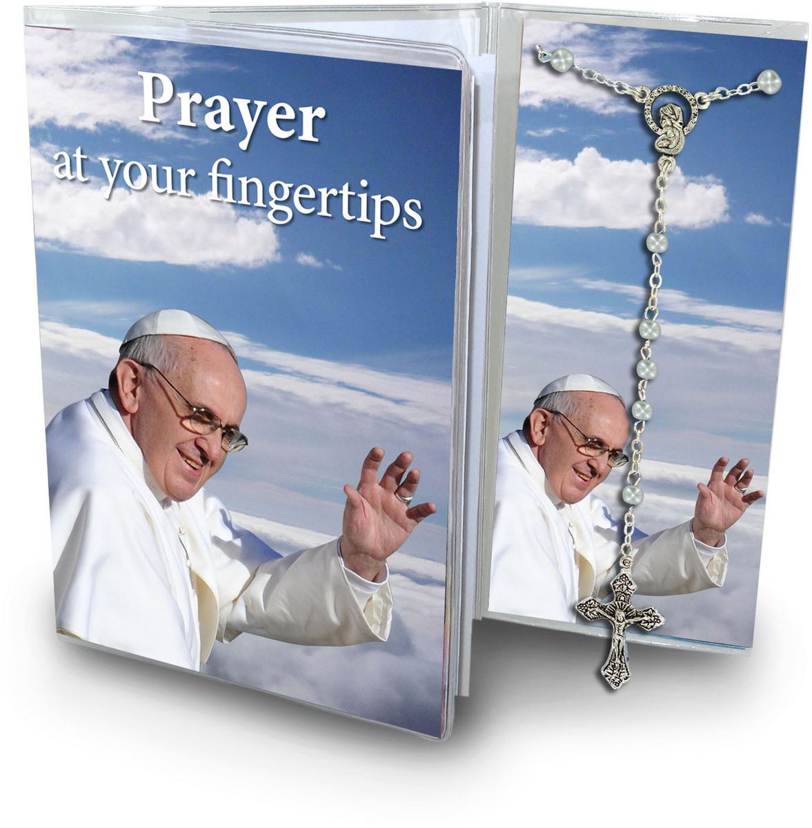 libretto rosario con la preghiera delle 5 dita e rosario - inglese