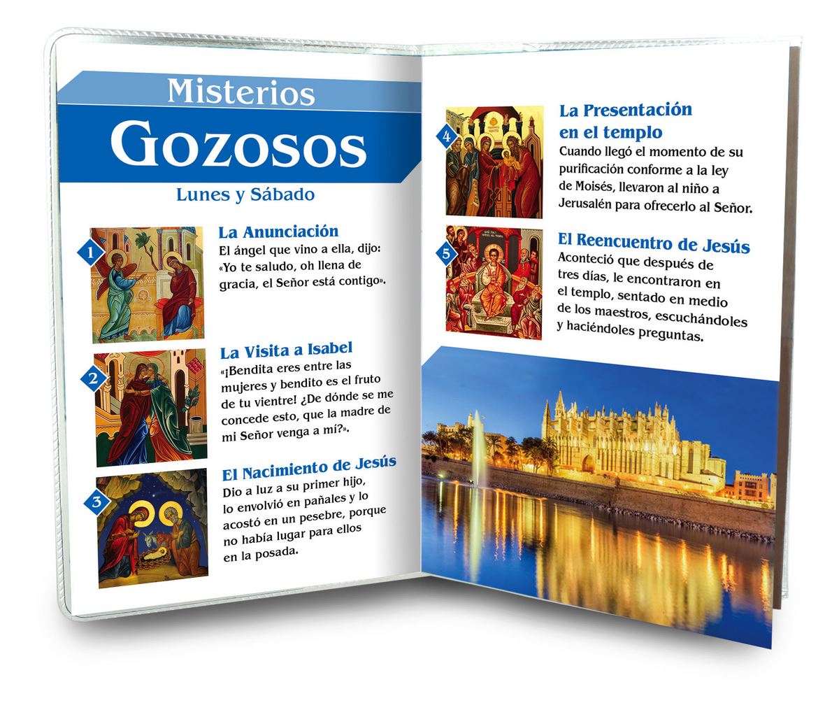 libretto con rosario cattedrale di palma di maiorca - spagnolo