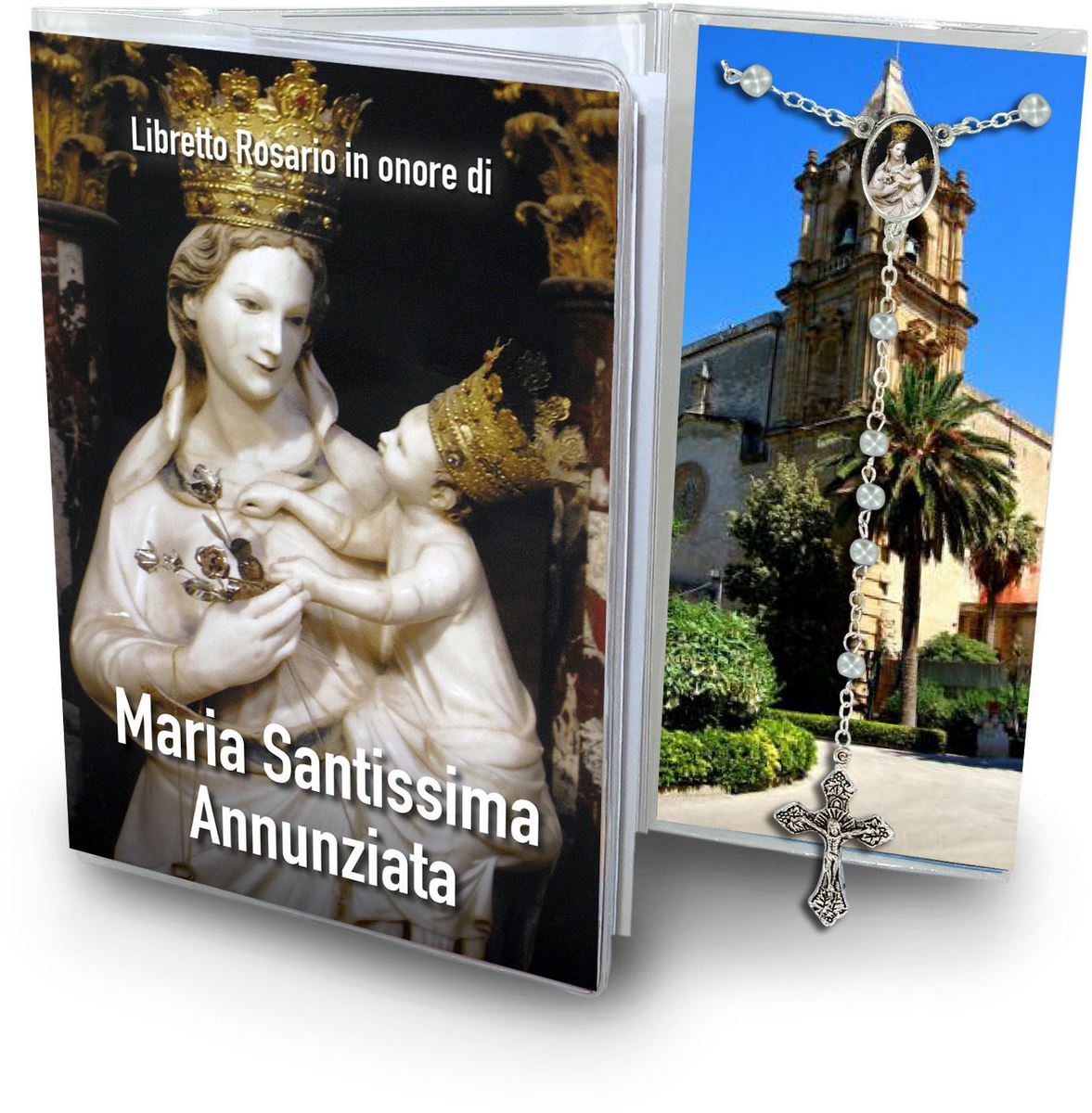 libretto con rosario maria santissima annunziata (trapani) - italiano