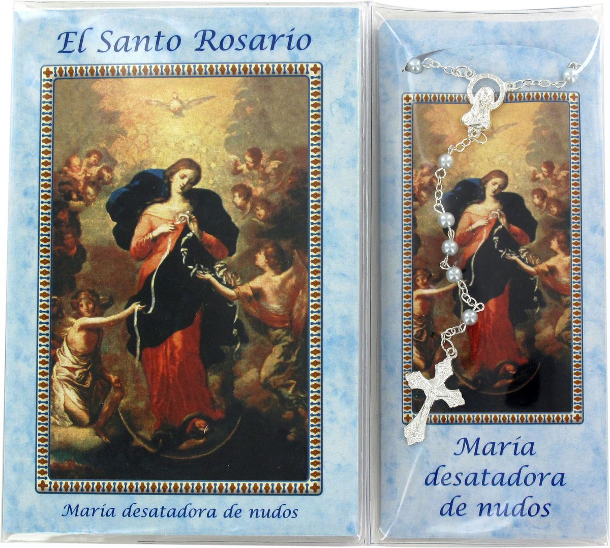 libretto con rosario maria che scioglie i nodi - spagnolo