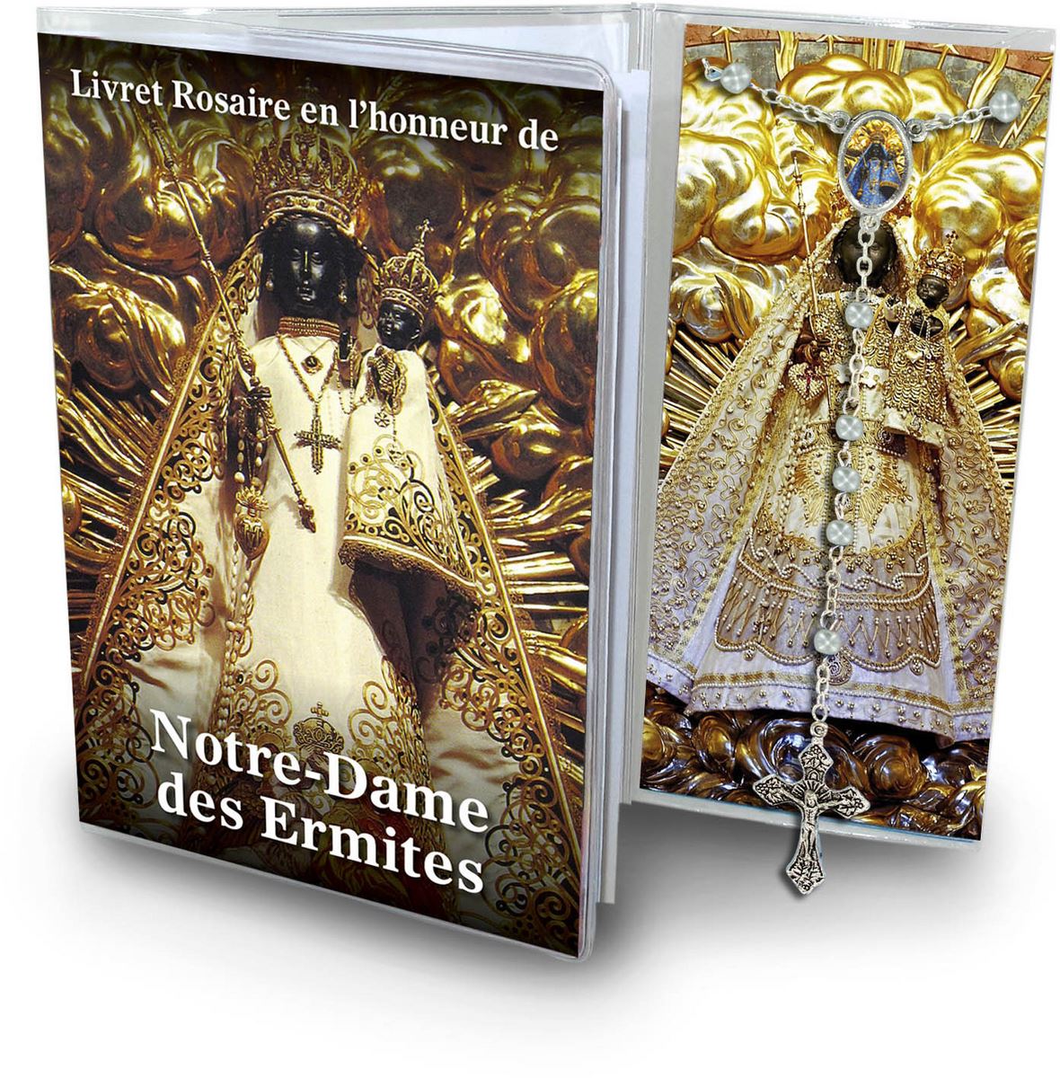 libretto con rosario madonna di einsiedeln - francese