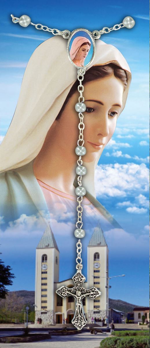 libretto con rosario madonna medjugorje - italiano