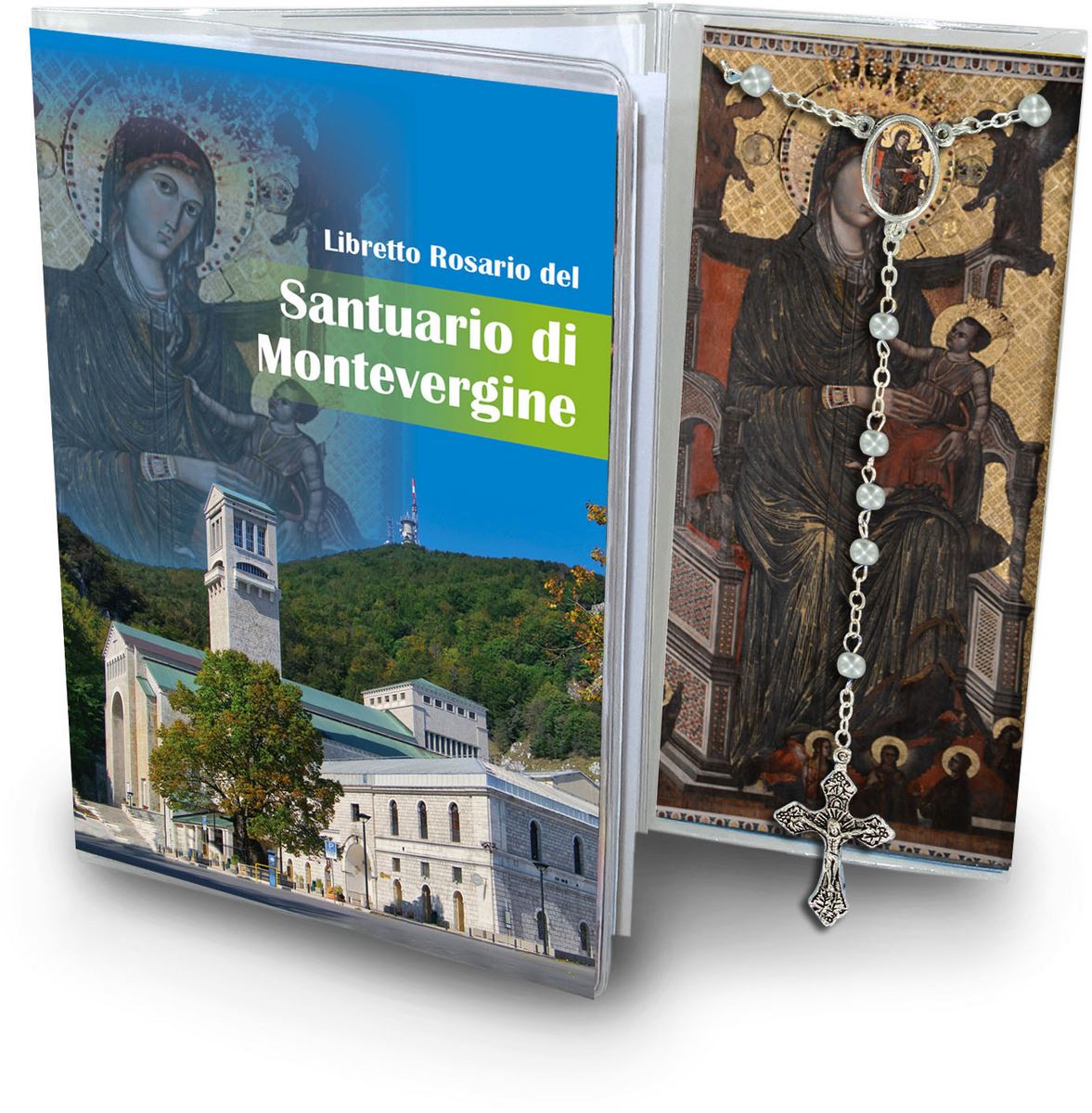 libretto con rosario santuario di montevergine - italiano