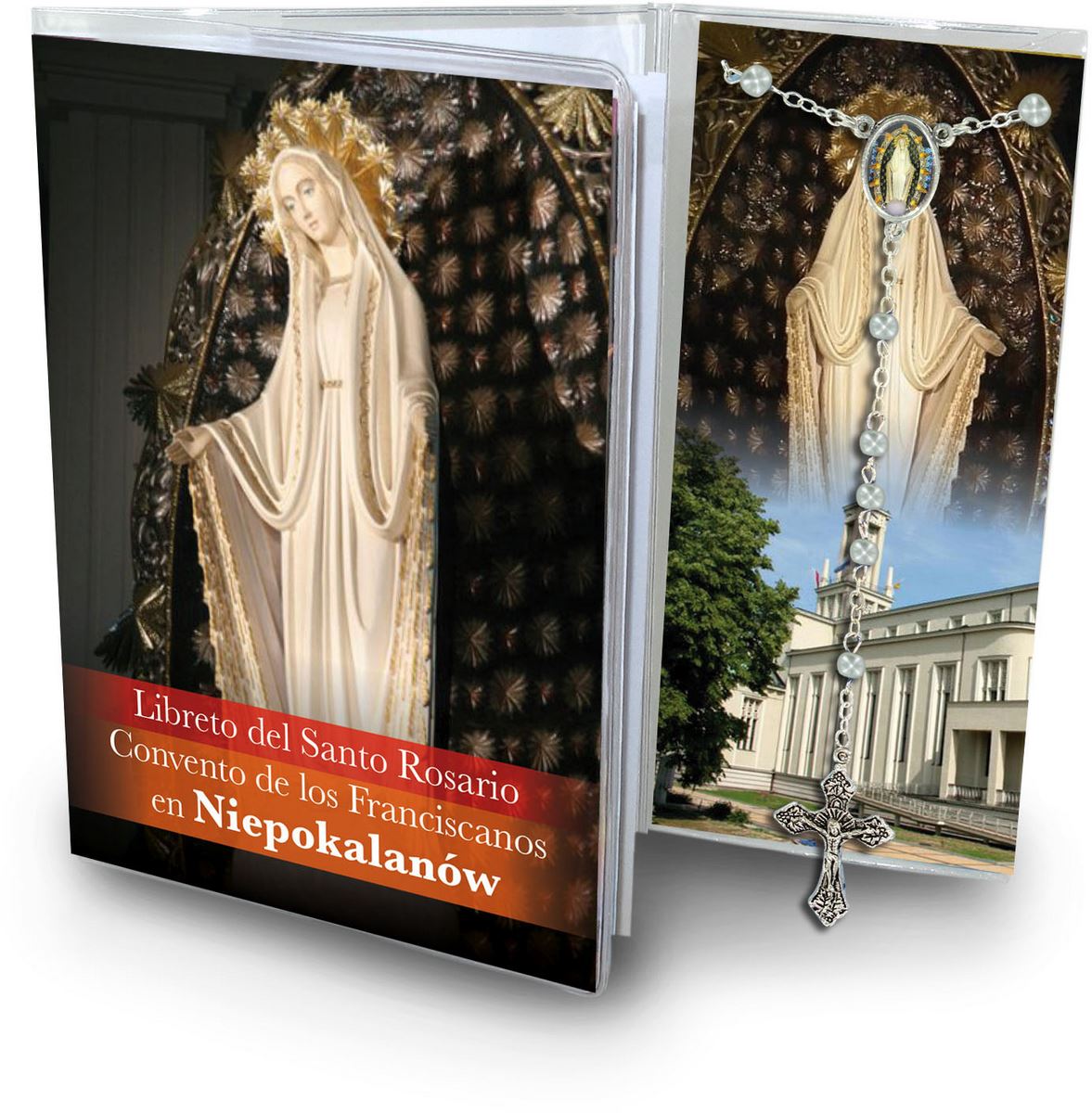 libretto con rosario madonna del convento di niepokalanow - spagnolo