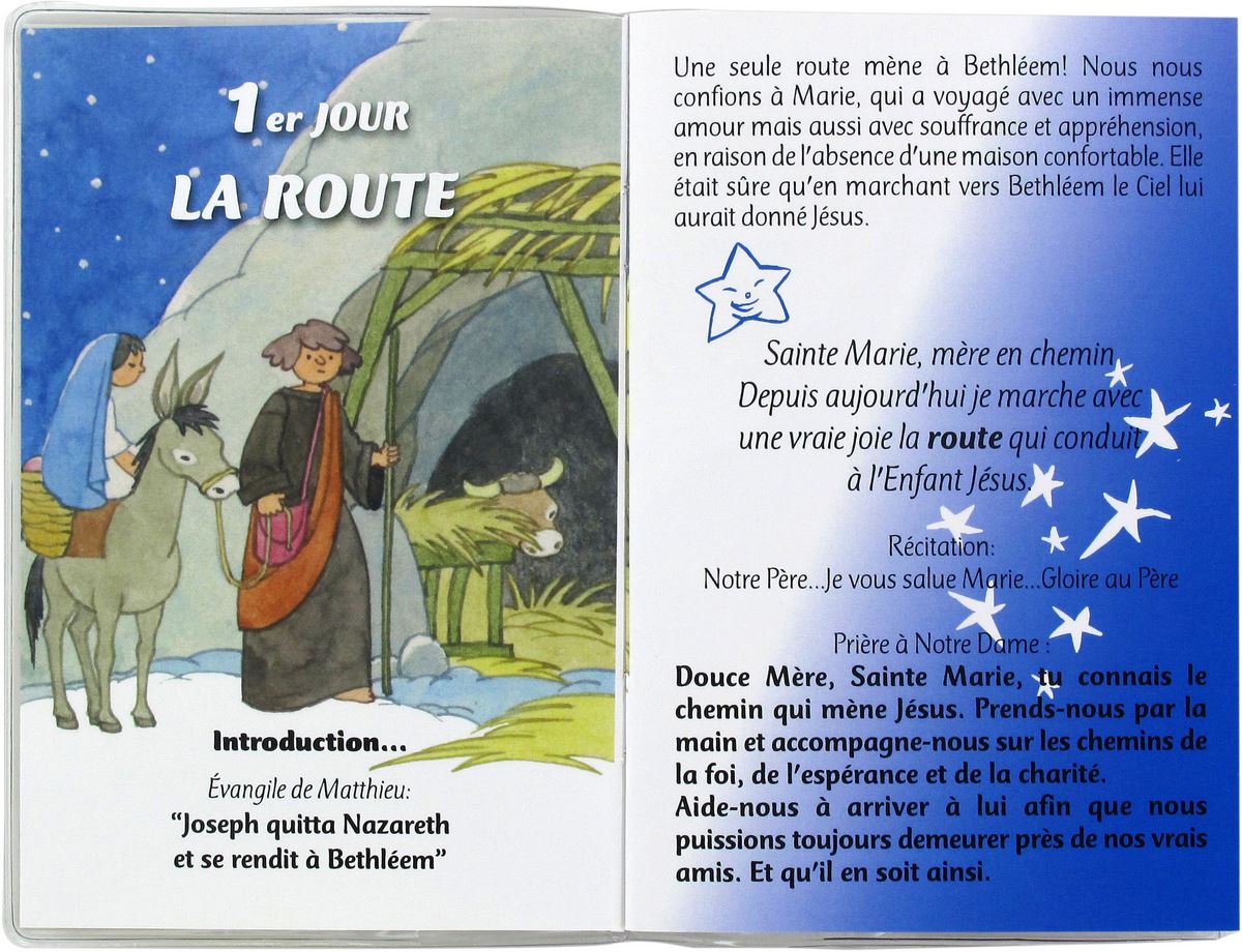 libretto novena bimbi natale e rosario - francese