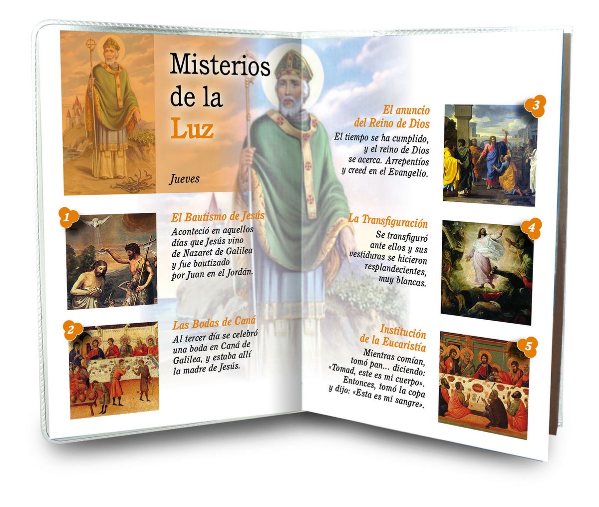 libretto con rosario san patrizio (cattedrale di new york) - spagnolo