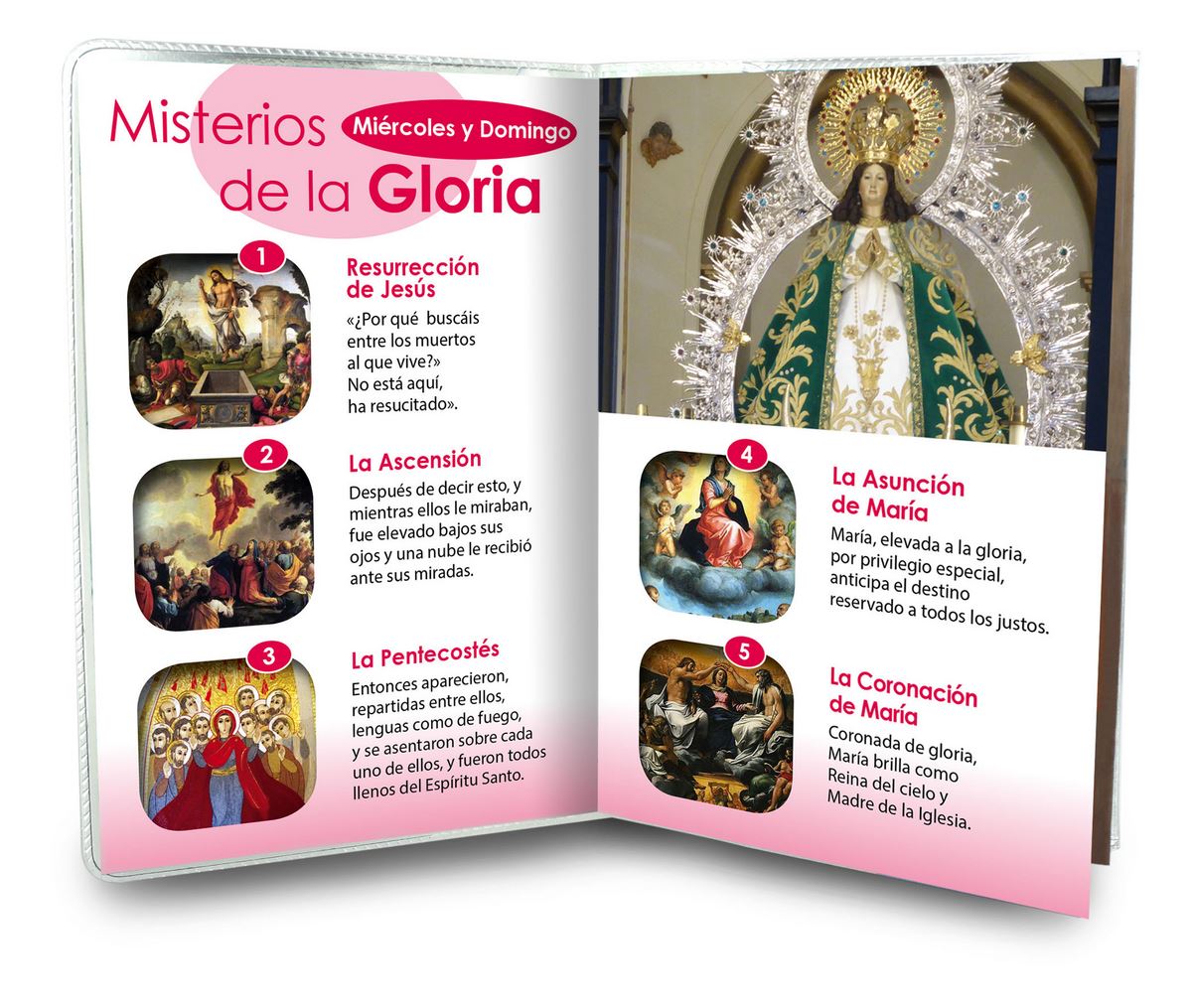 libretto con rosario chiesa di nostra signora degli angeli - spagnolo