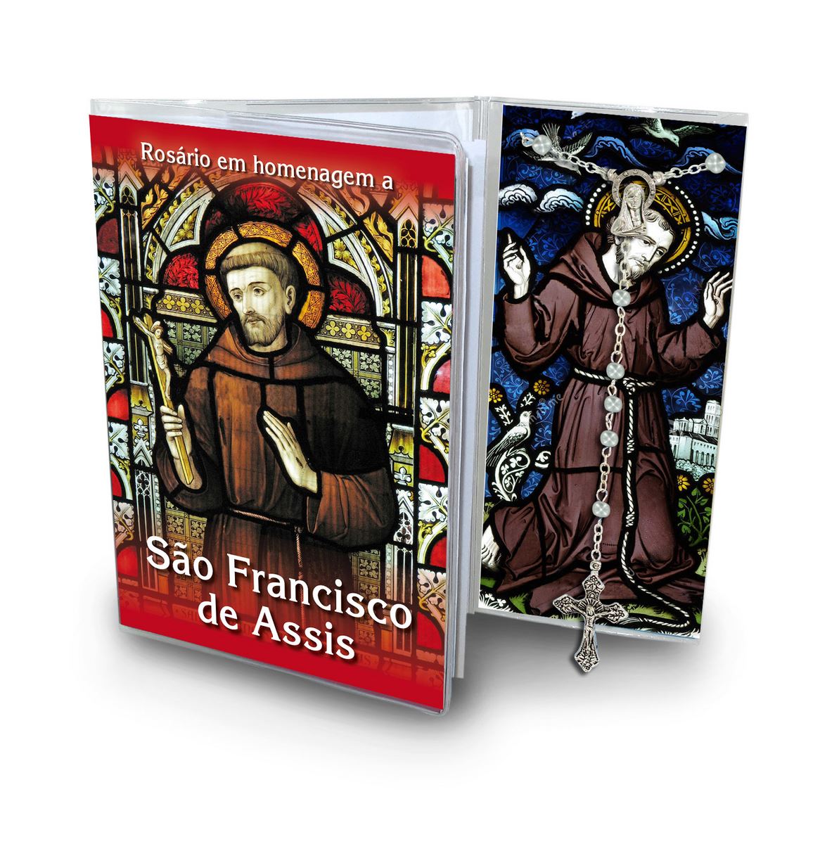 libretto con rosario san francesco d'assisi (versione 1) - portoghese