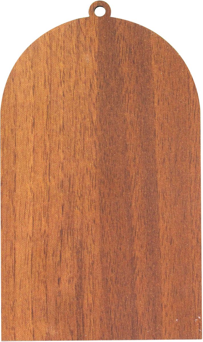 quadretto in legno con cupola cm 8,9 x 11,5 - san giovanni xxiii