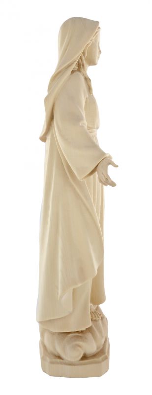 statua della madonna delle grazie in legno naturale, linea da 30 cm - demetz deur