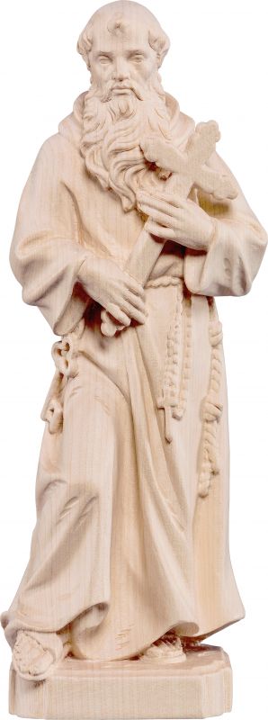 fra corrado - demetz - deur - statua in legno dipinta a mano. altezza pari a 30 cm.