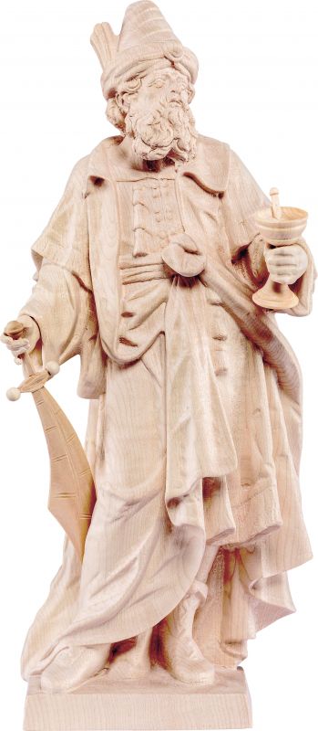 san damiano - demetz - deur - statua in legno dipinta a mano. altezza pari a 20 cm.