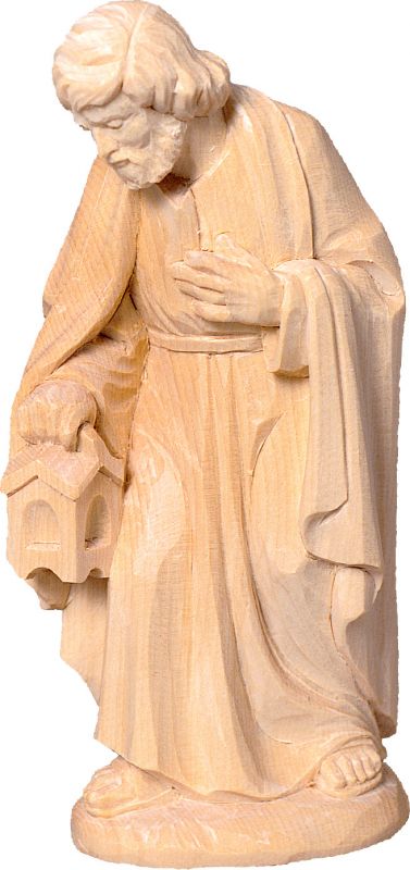 giuseppe t.k. - demetz - deur - statua in legno dipinta a mano. altezza pari a 50 cm.