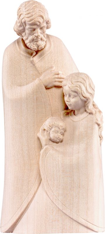 gruppo natività della protezione - demetz - deur - statua in legno dipinta a mano. altezza pari a 20 cm.