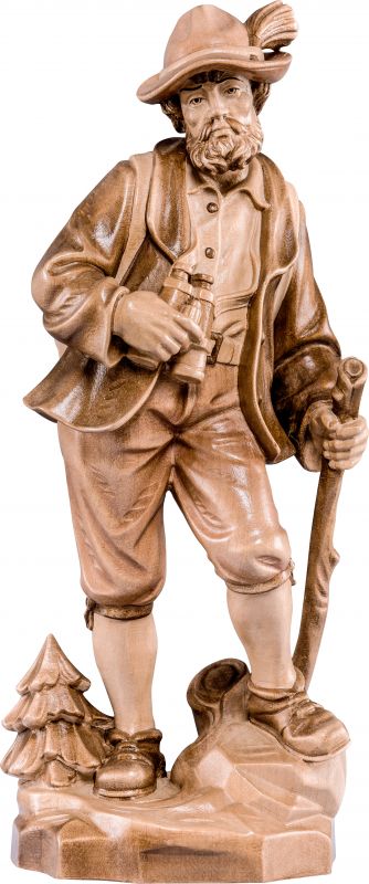 montanaro - demetz - deur - statua in legno dipinta a mano. altezza pari a 30 cm.