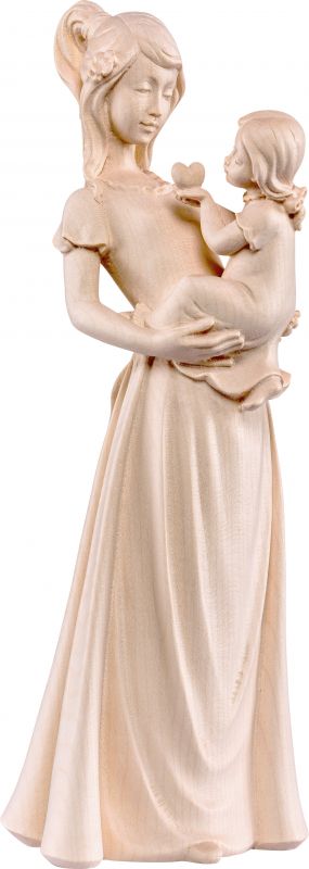 l'affetto - demetz - deur - statua in legno dipinta a mano. altezza pari a 40 cm.