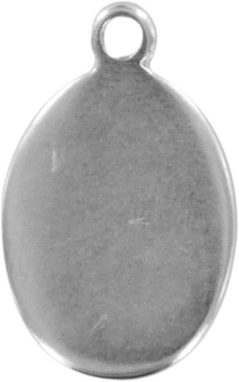 fondo metallo medaglia misura 2 nichelato senza scritta italy senza anello e fondo piatto