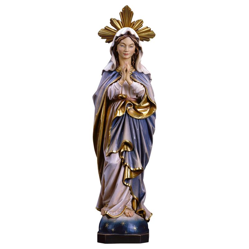 madonna immacolata che prega con raggiera. 60(64)c