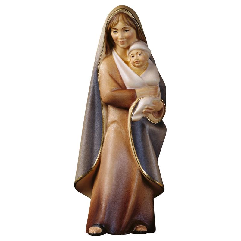 madonna oriente. 50 cm.scolpito in legno di tiglio