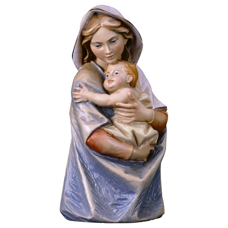 busto di madonna. 50 cm.scolpito in legno di tigli