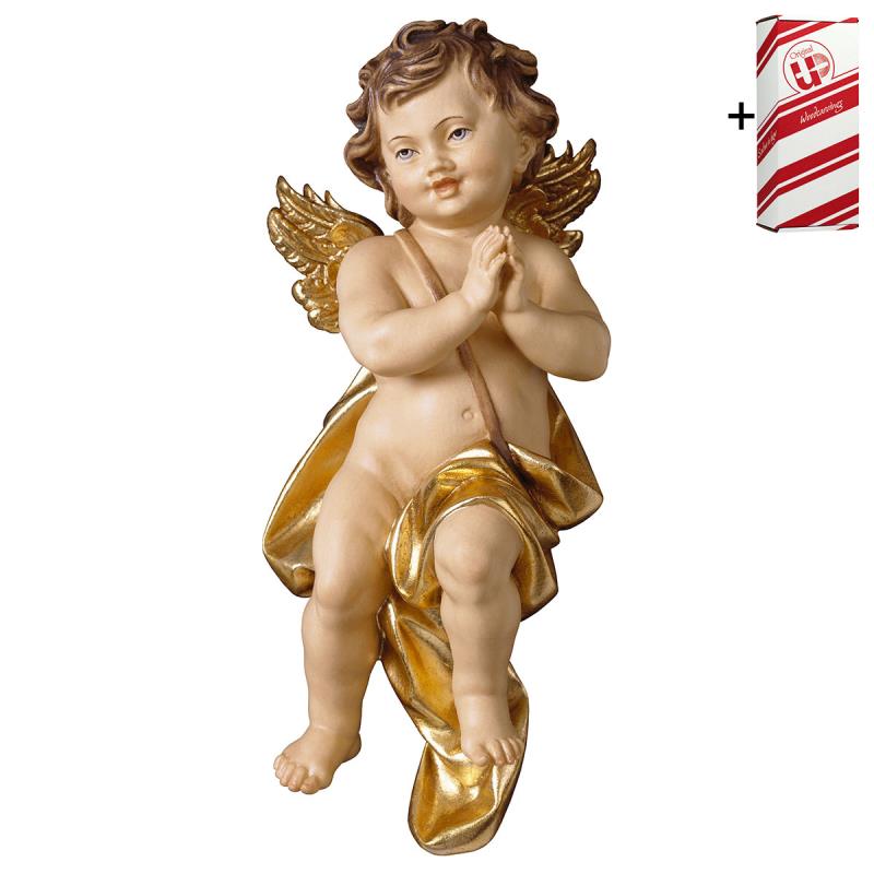 putto che prega + box regalo. 40 cm.scolpito in le