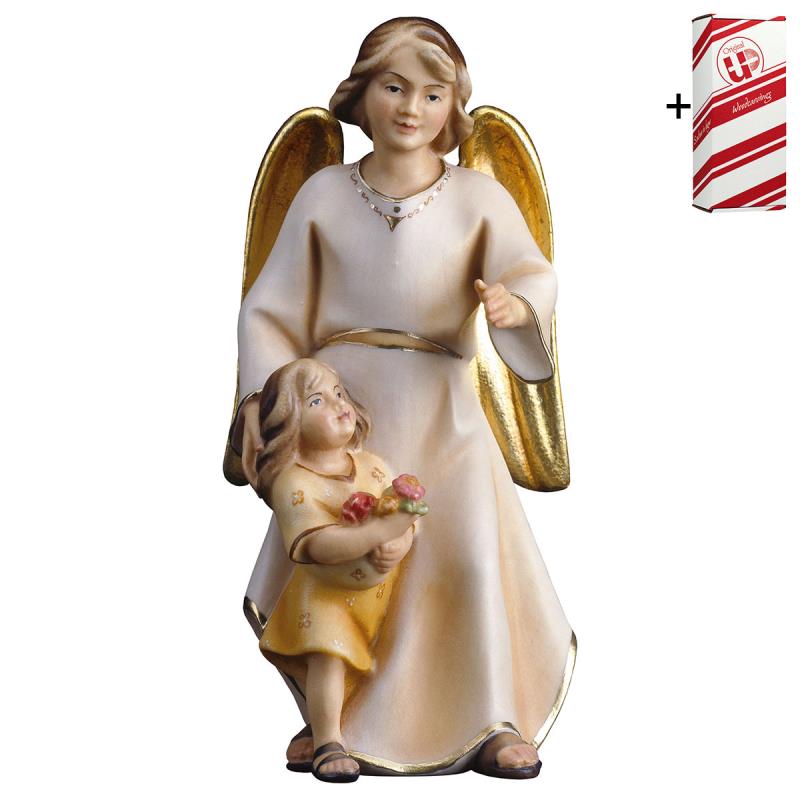 angelo custode moderno con bambina + box regalo. 2