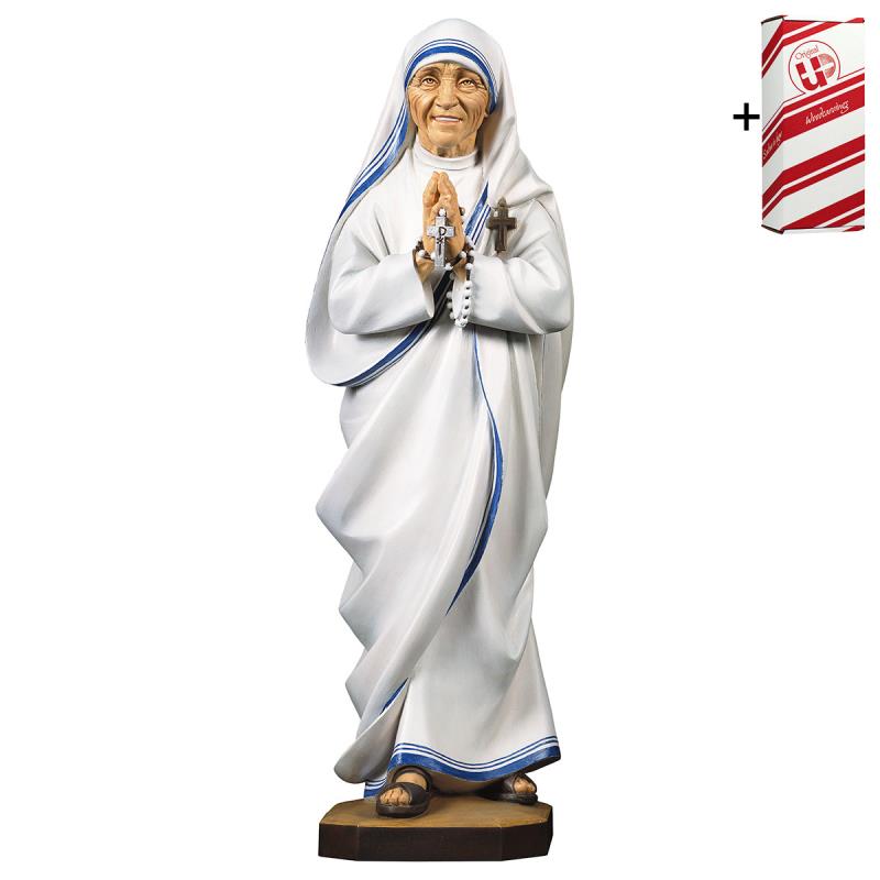 s. madre teresa di calcutta + box regalo. 12 cm.sc