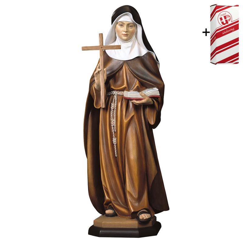 s. franziska schervier con croce + box regalo. 30