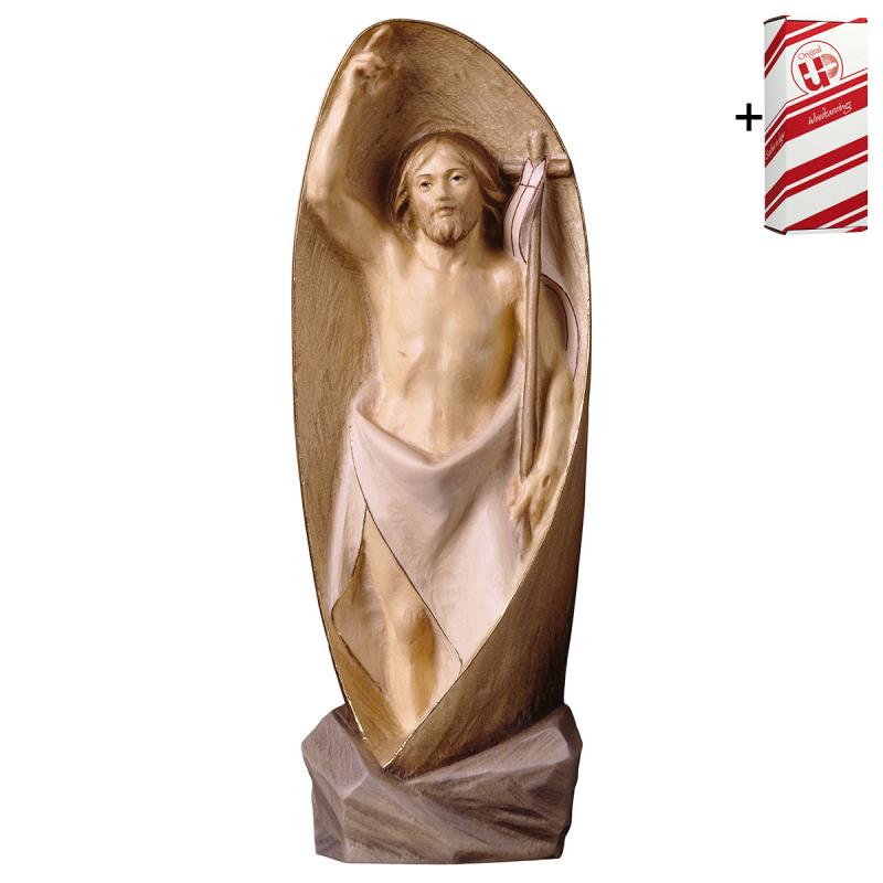 risurrezione di cristo moderna + box regalo. 18 cm