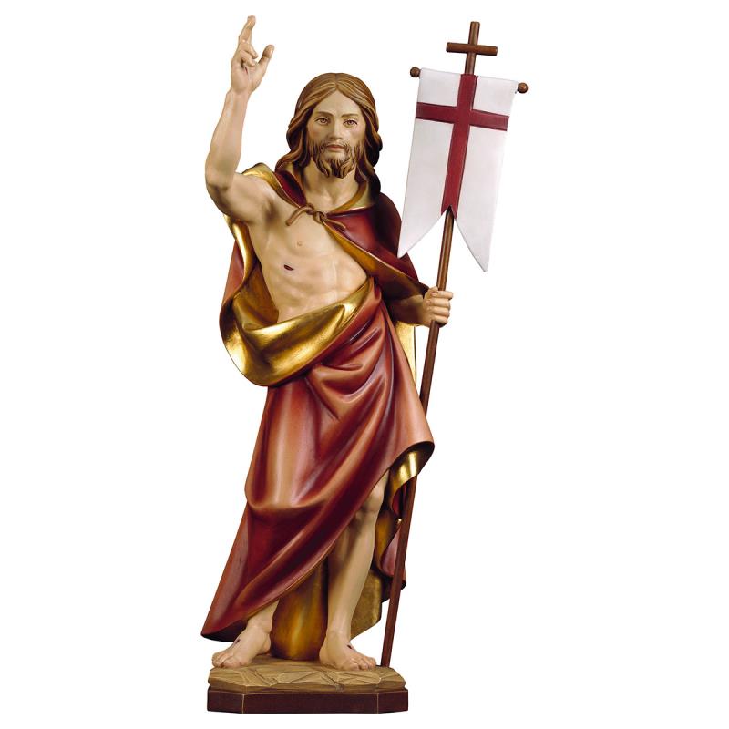 risurrezione di cristo. 180 cm.scolpito in legno d