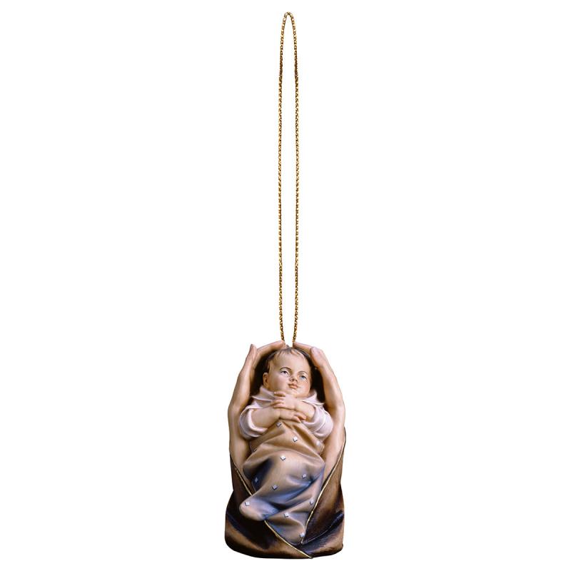 mani protettrici neonato con filo oro. 6 cm.scolpi