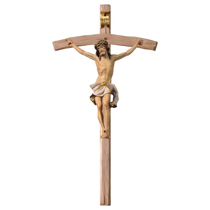 crocifisso nazareno croce curva legno di tigli