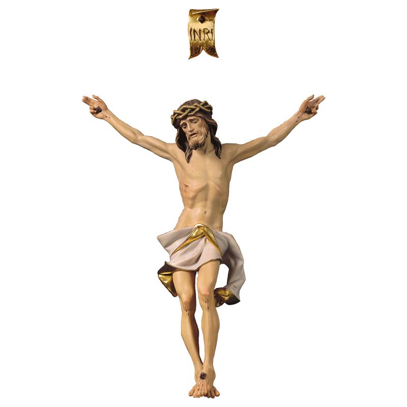 corpo nazareno (bianco). 13 x11 cm.scolpito in leg