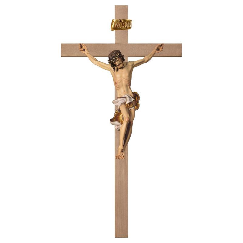 crocifisso barocco croce liscia (bianco). 120(2