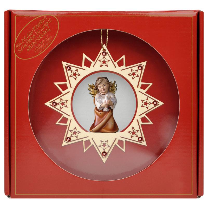 angelo cuore con colomba stella stelline crystal