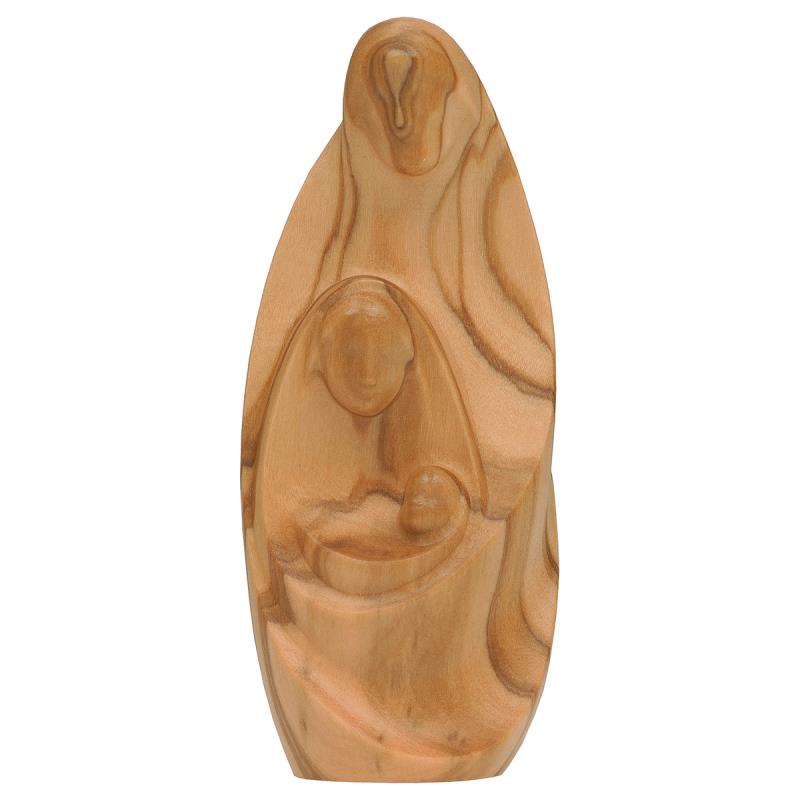 natività la tenerezza. 15 cm.scolpito in legno di