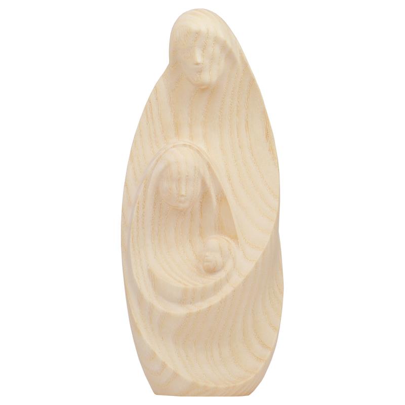 natività la tenerezza. 30 cm.scolpito in legno di
