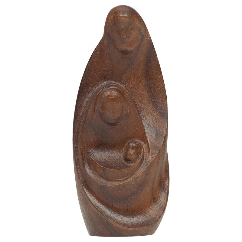 natività la tenerezza. 15 cm.scolpito in legno di