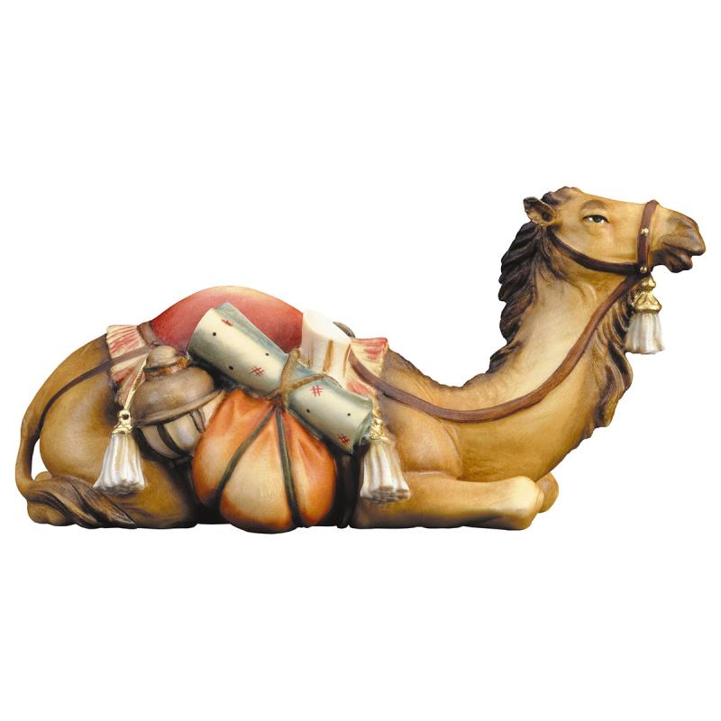 ul cammello sdraiato. 10 cm.scolpito in legno di a