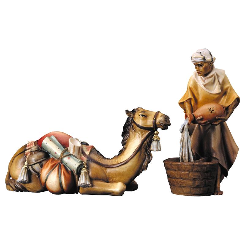 ul gruppo del cammello sdraiato 2 pezzi. 12 cm.s