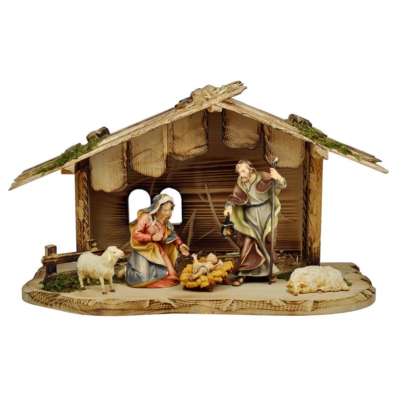 ul presepe ulrich set 7 pezzi. 12(36x19x22)cm.sc