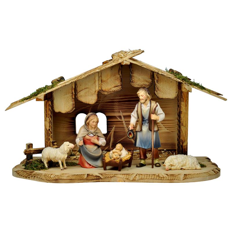 pa presepe pastore set 7 pezzi. 8(25x12x15)cm.sc