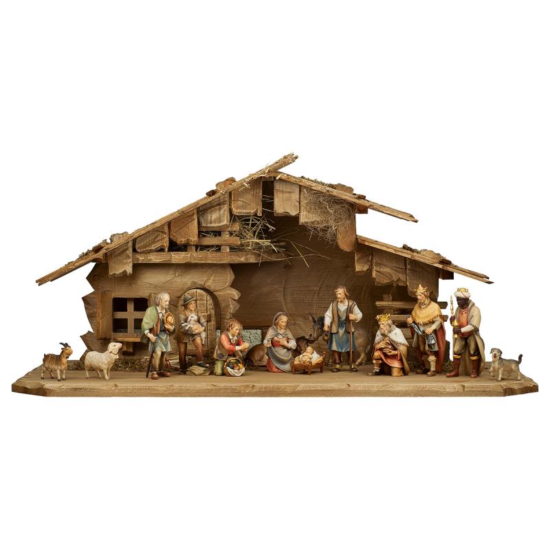 pa presepe pastore set 16 pezzi. 8(46x22x22)cm.s