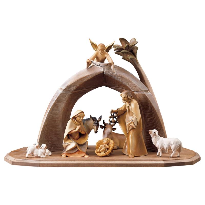 re presepe redentore set 11 pezzi. 16(46x26x31)c