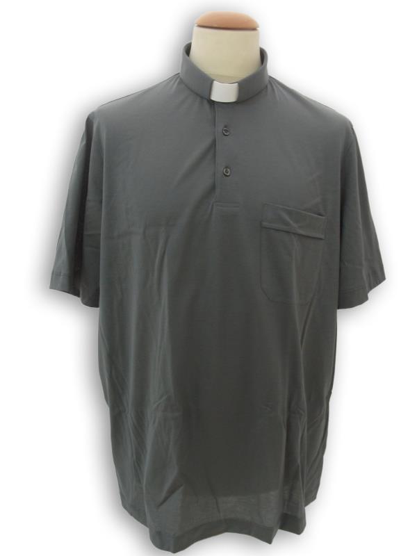 polo clergy filo scozia grigio mm