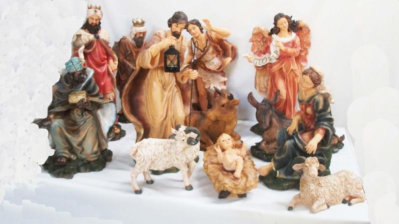 presepe completo pz 13 altezza 60 cm