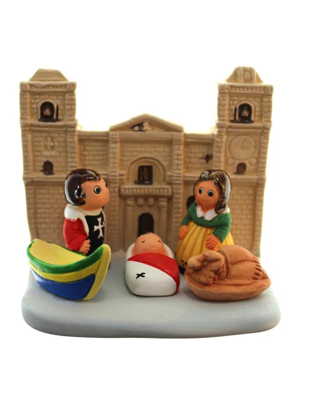 presepio etnico la valletta malta cm 7