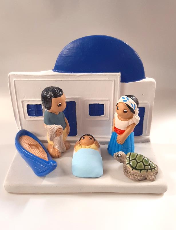 presepio etnico cicladi cm 7