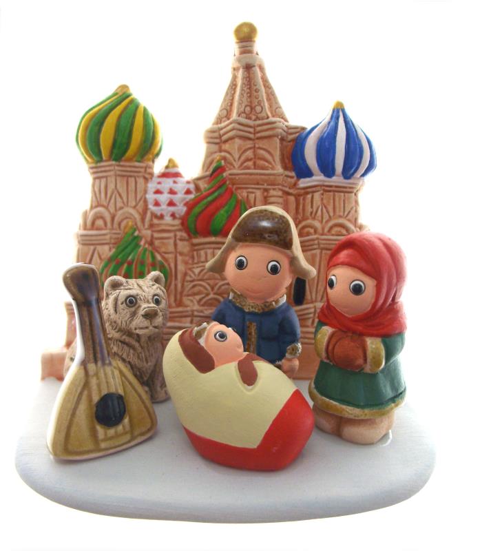 presepio etnico russia cm 7