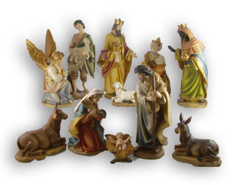 presepe completo altezza cm 30 pezzi 11